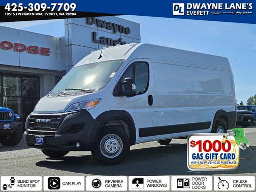 Bright White Clearcoat 2026 RAM ProMaster 2500 High Roof