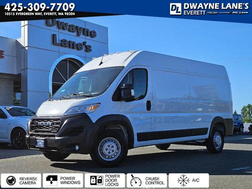 Bright White Clearcoat 2024 RAM ProMaster 2500 High Roof