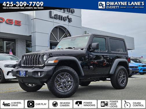 Black Clearcoat 2025 Jeep Wrangler Sport