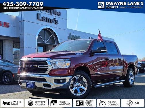 Delmonico Red Pearl 2019 RAM 1500 Big Horn