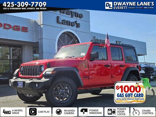 Firecracker Red Clearcoat 2026 Jeep Wrangler Sport