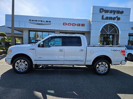 White 2013 Ford F-150 Platinum