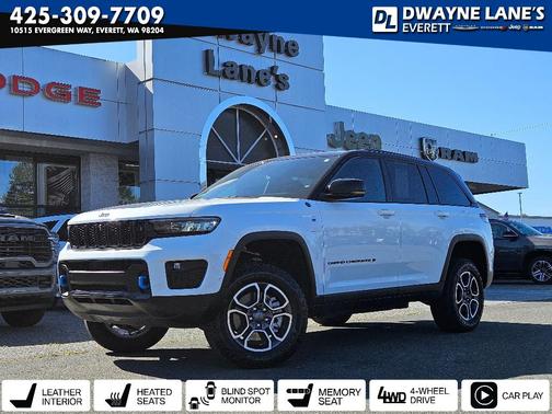 Bright White Clearcoat 2022 Jeep Grand Cherokee 4xe Trailhawk