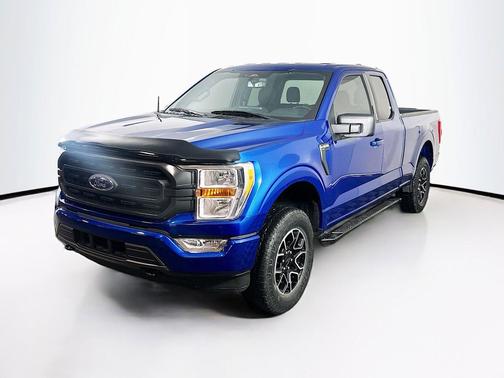 Atlas Blue Metallic 2022 Ford F-150 XLT