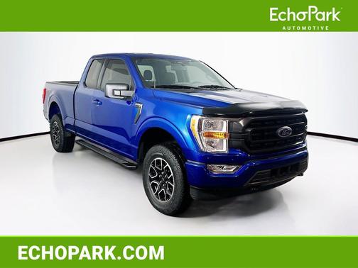 Atlas Blue Metallic 2022 Ford F-150 XLT