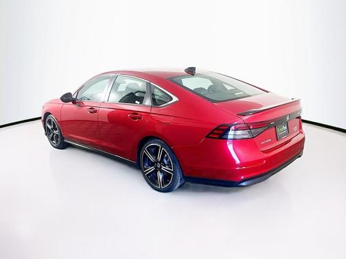 Radiant Red Metallic 2024 Honda Accord Hybrid Sport