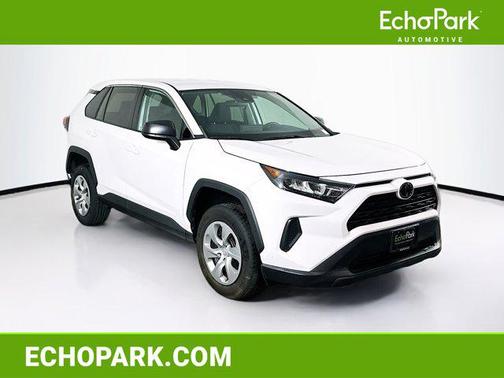 White 2022 Toyota RAV4 LE