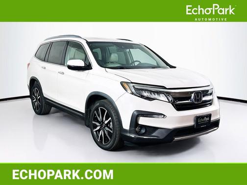 White Diamond Pearl 2019 Honda Pilot Elite