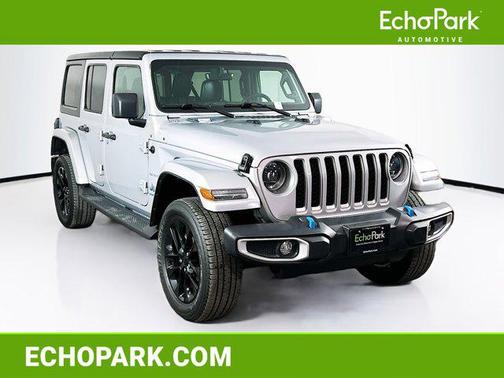Silver Zynith Clearcoat 2023 Jeep Wrangler 4xe Sahara