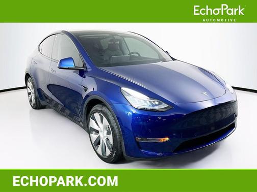 Deep Blue Metallic 2022 Tesla Model Y Long Range Dual Motor All-Wheel Drive