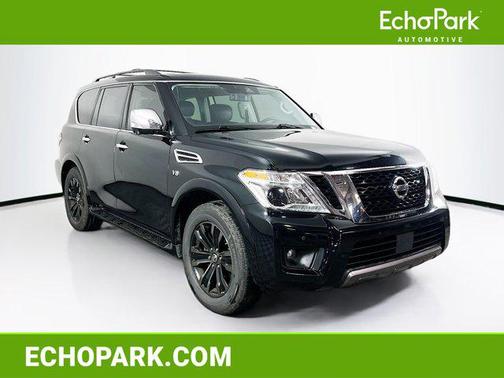 Super Black 2019 Nissan Armada Platinum