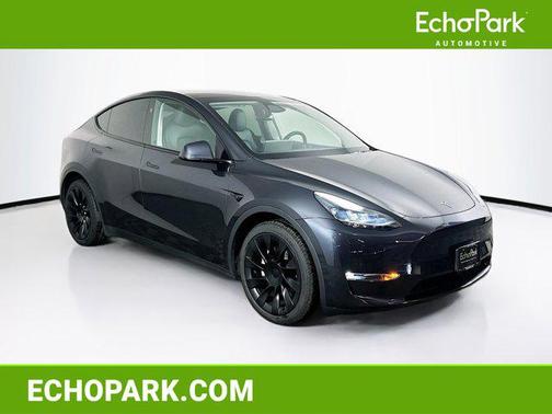 Solid Black 2024 Tesla Model Y Long Range Dual Motor All-Wheel Drive