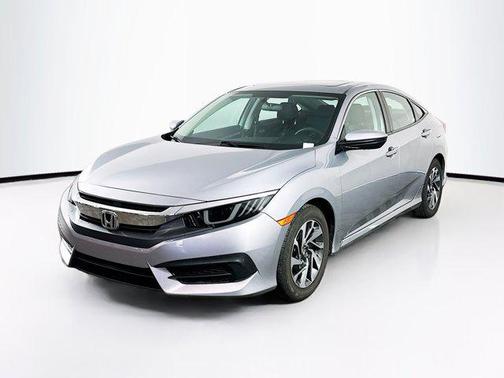 Lunar Silver Metallic 2016 Honda Civic EX
