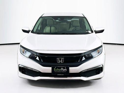 Platinum White Pearl 2020 Honda Civic LX
