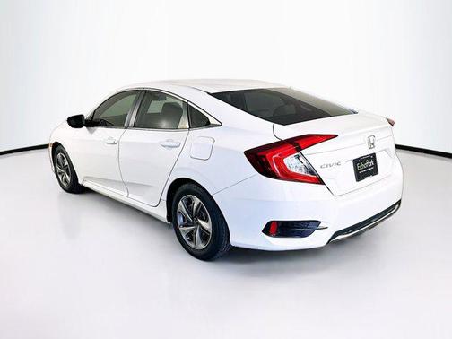 Platinum White Pearl 2020 Honda Civic LX