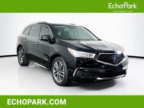 Crystal Black Pearl 2018 Acura MDX 3.5L
