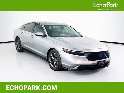 Platinum White Pearl 2024 Honda Accord Hybrid EX-L