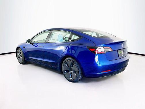 Deep Blue Metallic 2021 Tesla Model 3 Long Range