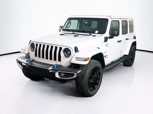 Bright White Clearcoat 2023 Jeep Wrangler 4xe Sahara