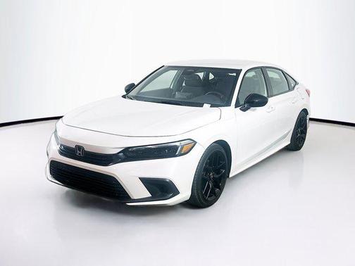 Platinum White Pearl 2023 Honda Civic Sport