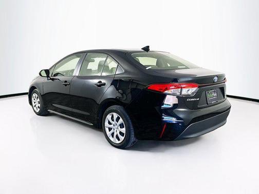 Midnight Black Metallic 2025 Toyota Corolla Hybrid LE