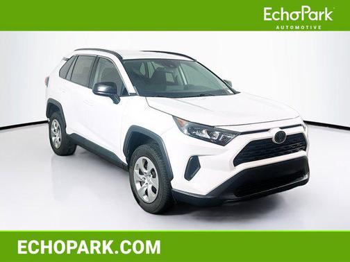 Super White 2019 Toyota RAV4 LE