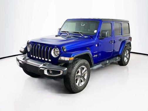 Ocean Blue Metallic Clearcoat 2019 Jeep Wrangler Unlimited Sahara