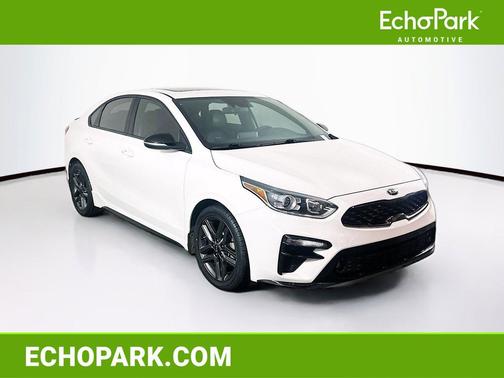 Clear White 2020 Kia Forte GT-Line