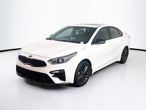 Clear White 2020 Kia Forte GT-Line