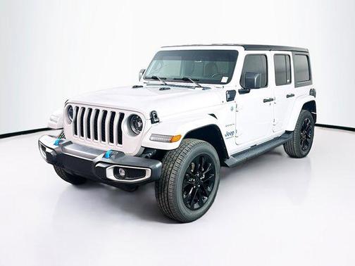 Bright White Clearcoat 2023 Jeep Wrangler 4xe Sahara