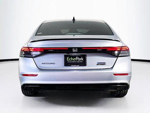 Solar Silver Metallic 2024 Honda Accord Hybrid Sport-L