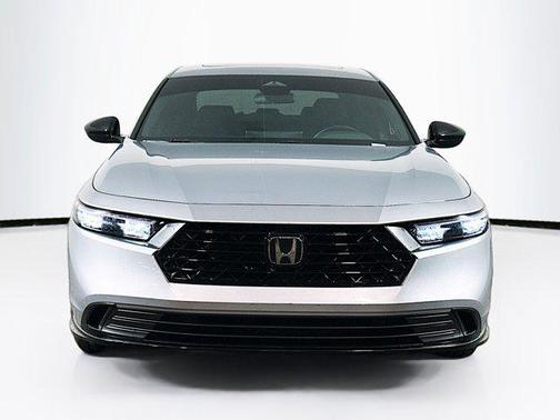 Solar Silver Metallic 2024 Honda Accord Hybrid Sport-L