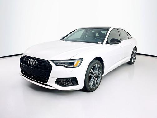 Ibis White 2021 Audi A6 45 Premium Plus