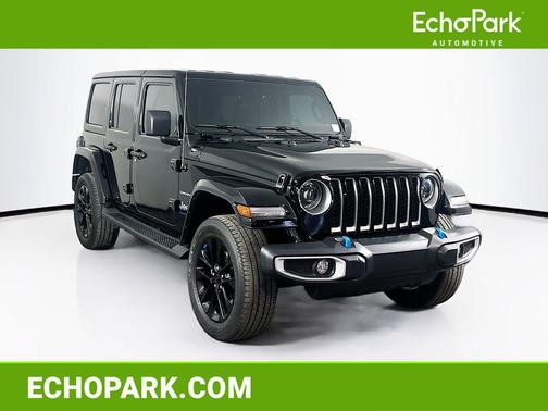 Black Clearcoat 2023 Jeep Wrangler 4xe Sahara