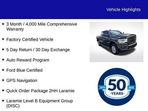 Granite Crystal Clearcoat Metallic 2022 RAM 2500 LARAMIE