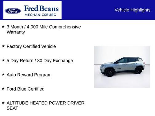 Billet Silver Metallic Clearcoat 2022 Jeep Compass LATITUDE
