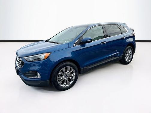 ATLAS BLUE 2022 Ford Edge TITANIUM