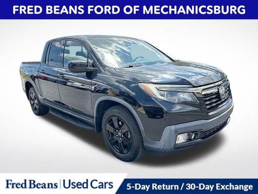 Crystal Black Pearl 2017 Honda Ridgeline BLACK EDITION