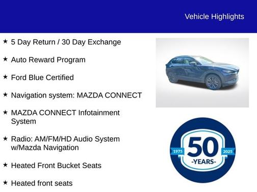 DEEP CRYSTAL BLUE MICA 2024 Mazda CX-30 PREMIUM