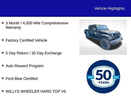 Black Clearcoat 2022 Jeep Gladiator SPORT