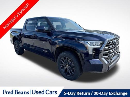 Blue 2023 Toyota Tundra PLATINUM