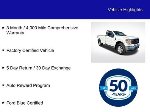 OXFORD WHITE 2022 Ford F-150 XL