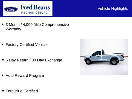 OXFORD WHITE 2022 Ford F-150 XL