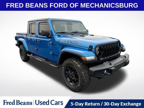 Hydro Blue Pearlcoat 2024 Jeep Gladiator SPORT