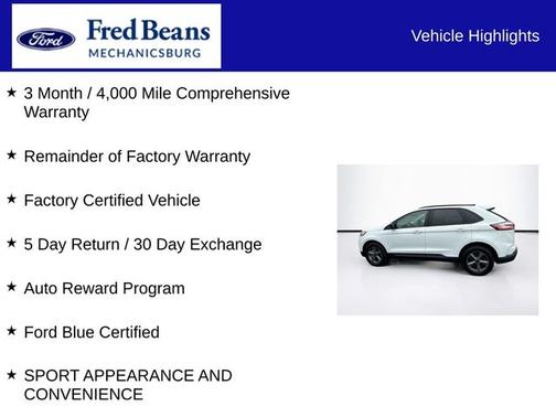 OXFORD WHITE 2023 Ford Edge SEL