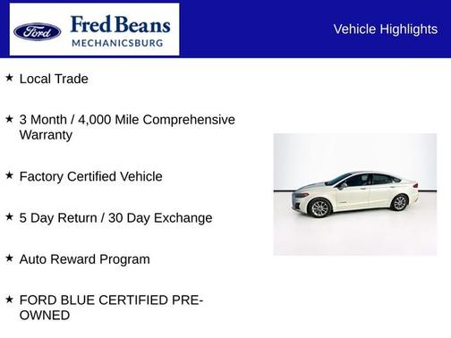 2019 Ford Fusion SEL