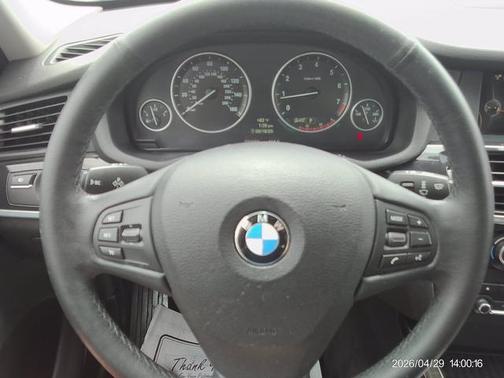 Black Sapphire Metallic 2014 BMW X3 xDrive28i