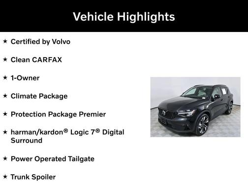 2024 Volvo XC40 B5 Plus Dark Theme