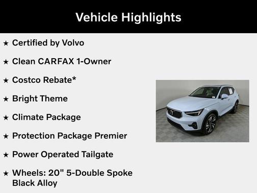 2024 Volvo XC40 B5 Ultimate Bright Theme
