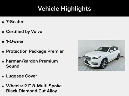 2024 Volvo XC90 Recharge Plug-In Hybrid T8 Plus Bright Theme 7-Seater